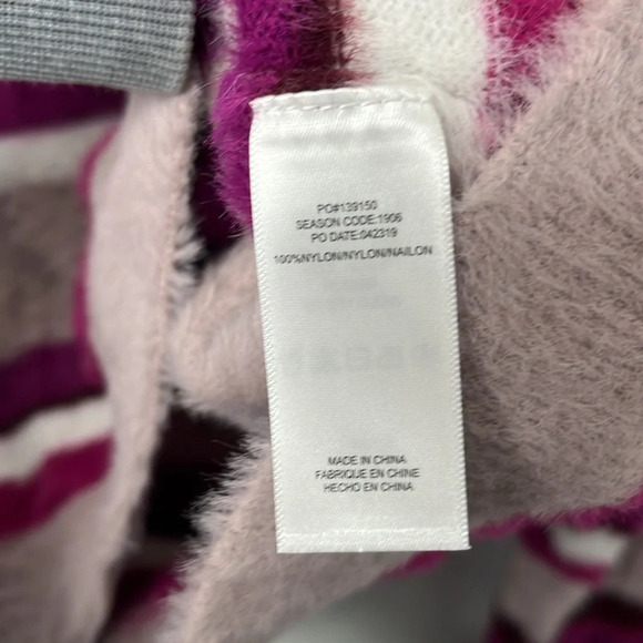 Splendid Striped Fuzzy V-neck Dolman Sweater NWT - Picture 4 of 6